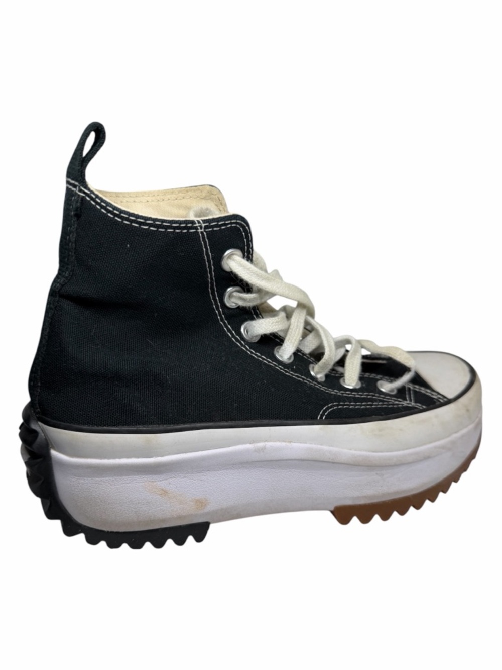 Converse All Stars Run Star Hike Platform Sneakers Black White - Picture 12 of 14